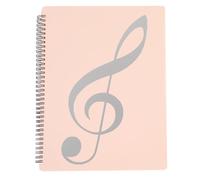 MUROAD A4 Sheet Music Folder, Spiral-Bound Music Organizer