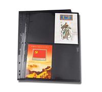 MUROAD Stamp Pages for Album Binder, 10 Sheet 4 Pockets Sleeves, Collector's Pack (4 Grids)