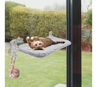 Muross Cat Window Bed Hammock with 4 Suction Cup, Foldable Cat Window Perch, Cats Perch Beds for Indoor, Cats Windows Perchs Up to 44 lbs