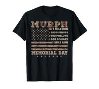 Murph 2021 Workout Challenge American Memorial Day Murph T-Shirt