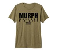 Murph Memorial Day Workout Finisher American Flag Design Premium T-Shirt