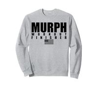 Murph Memorial Day Workout Finisher American Flag Design Sweatshirt