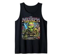 Murph Memorial Day Workout Retro 80's Vintage Space Alien Tank Top