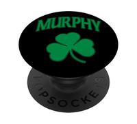 Murphy Irish Family Shamrock St Patricks Day PopSockets Adhesive PopGrip