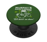 Murphy’s Boxing & Drinking Club Design - Irish Humor PopSockets Adhesive PopGrip