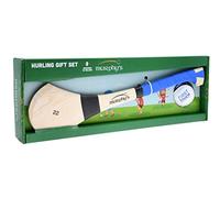 Murphy's Hurley Gift Set - Hurling - Gripped Ash Stick - First Touch Sliotar - Great Starter Set (20", Blue)