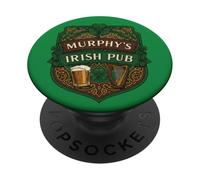 Murphy's Irish Pub St. Patrick's Day 2025 Shamrock PopSockets Adhesive PopGrip