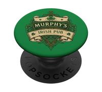 Murphy's Irish Pub St. Patrick's Day 2025 Shamrock PopSockets Adhesive PopGrip