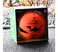 Murphy's LED Light Up Gaelic Training Football, Glow in Dark, Rechargeable & Water-Resistant, Fluo Orange, Premium Rubber Construction, Size 5