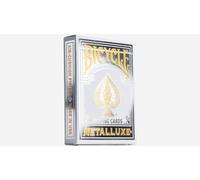 Murphy's Magic Supplies, Inc. Bicycle Metalluxe Silver Playing Cards by US Playing Card Co., Great Gift For Card Collectors