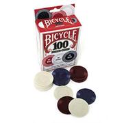 Murphy's Magic Supplies, Inc. Poker Chip - regular Bicycle 100, No Skill Required