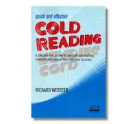 Murphy's Magic Supplies, Inc. Quick and Effective Cold Reading by Richard Webster | Book