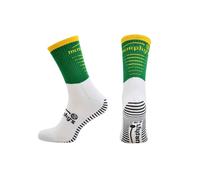 Murphy's Pro Mid Grip Socks Junior 3-5 Green/Gold 3-5 Green/Gold