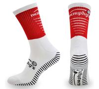 Murphys Unisex Pro Mid Gaa Grip Adult Mens Sport Socks, Red/White, 8-12 EU