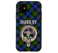 Murray of Atholl Scottish Clan Badge & Tartan Case for iPhone 11