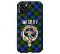 Murray of Atholl Scottish Clan Badge & Tartan Case for iPhone 11 Pro