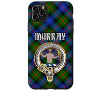 Murray of Atholl Scottish Clan Badge & Tartan Case for iPhone 11 Pro Max