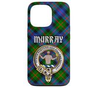 Murray of Atholl Scottish Clan Badge & Tartan Case for iPhone 13 Pro