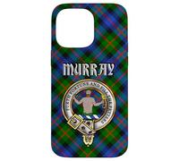 Murray of Atholl Scottish Clan Badge & Tartan Case for iPhone 14 Pro Max