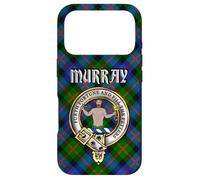 Murray of Atholl Scottish Clan Badge & Tartan Case for iPhone 17 Pro