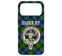 Murray of Atholl Scottish Clan Badge & Tartan Case for iPhone 17 Pro Max