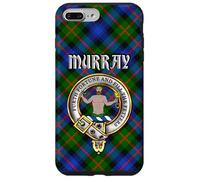 Murray of Atholl Scottish Clan Badge & Tartan Case for iPhone 7 Plus/8 Plus