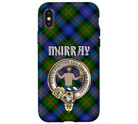 Murray of Atholl Scottish Clan Badge & Tartan Case for iPhone X/XS