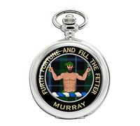 Murray Savage Scottish Clan Crest Full Hunter Pocket Watch