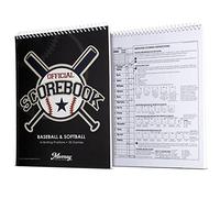 Murray Sporting Goods Baseball/Softball Scorebook - 35 Game Score Book - Side by Side Score Keeping Book for Stats - Adult, Youth, Little League Baseball/Softball Scorebook for Scorekeepers