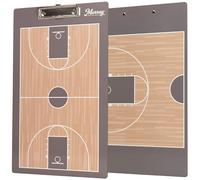 Murray Sporting Goods Basketball Team Colors Dry Erase Coaches Clipboard (Gray)