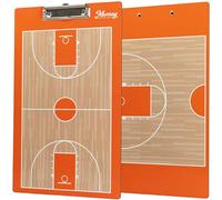 Murray Sporting Goods Basketball Team Colors Dry Erase Coaches Clipboard (Orange)