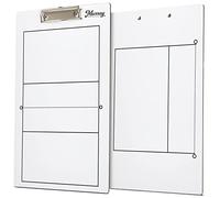 Murray Sporting Goods Coaches Dry Erase Whiteboard | Double Sided Whiteboard (Volleyball)