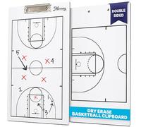 Murray Sporting Goods Dry Erase Double-Sided Basketball Coaches Clipboard