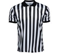 Murray Sporting Goods Men’s Referee Shirt Collared | Official Mens Ref Shirt Jersey Short Sleeve - Football Halloween Costume, Black & White, 3XL