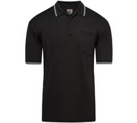 Murray Sporting Goods Short Sleeve Baseball And Softball Umpire Shirt - Sized For Chest Protector Black X-Large