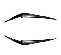 MURRAYLE Fit For BMW X3 G01 X4 G02 ABS Glossy Car Evil Headlight Eyebrows Eyelid Body Kit 20i 25d 25i 30d 30i 35i 45e M40i M40d 2017-2022 Headlight Eyebrow (Color : Carbon Look)