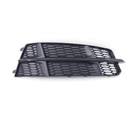 MURRAYLE Left Right Side Front Bumper Fog Light Grill Grille Cover Fit For Audi A6 C7 S-LINE 2014-2018 Black Honeycomb Hex Fog Lamp Grills (Color : Right)