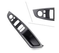 MURRAYLE RHD 1x Car Front Inner Door Panel Handle Pull Trim Cover Fit For B-M-W 5 Series F10 F11 F18 2010 2011 2012 2013 2014 2015 2016 2017 RHD (Color : Black)