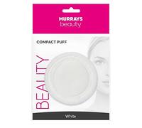 Murrays Manicure Compact Puff, White, 6 cm