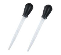 Murtenze 2 Pack Manual Fish Tank Water Changer Aquarium Dropper, Black Clean Pipette Dropper Waste Remover, Mini Gravel Cleaning Straw for Aquarium Cleaning/Aquarium Owners
