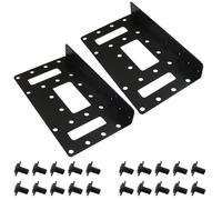 Murtenze 2 Pack SSD Mounting Bracket, Metal 2.5" Adapter Universal 3.5" Tray, Internal Hard Drive Bay Adapter for PC/NAS/Server/Desktop PC Home Office