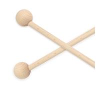 Murtenze 2 Pcs 8 Inch Wood Percussion Sticks, Rhythm Sticks Wood Mallets, Kids Mallets for Xylophone, Chime, Glockenspiel, Bells