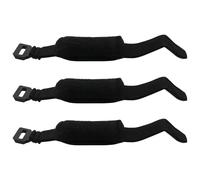 Murtenze 3 Pack Black Adjustable Guitar String Mute Dampener, Bass Guitar Noise Reducer Fingerboard Mute for Electric Wood Acoustic Guitar