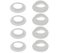 Murtenze 4 Sets Drainage Seal Universal Basin Drain Gasket, Thickened Silicone Sealing Ring Bathroom Sink Drain Stopper Replacement Parts, Leak-Proof Seal Kit for Kitchen Sink Bathtub Toilet