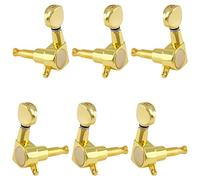 Murtenze 6 Pack 3R3L Tuning Pegs Keys Tuner Sealed, Guitar Machine Heads Tuner Knobs, Classical Guitar Tuners Tuning Pegs Keys Machine Heads for Acoustic Electric Guitars