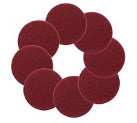Murtenze 8 PCS Scrubber Scouring Pads, 400 Grits Flocking Scuff Pads Hoop and Loop Scuff Conditioning Discs Polishing Pad for Furniture Automotive Cleaning Rust Removal