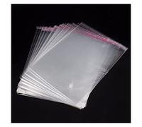MURUI DZ 100pcs 26CM Wide Transparent Self-adhesive Cello Cellophane Bag Single Suit Or Pajamas Bedding Packaging Resealable Bag Y1109 (Color : 100pcs, Gift Bag Size : 26x36cm)