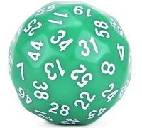 MURUI ZX D60 Polyhedral Dice Opaque Color Sixty Sided For Tabletop Role Playing Games DND Y212. (Color : Green w White ink)