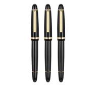 MURVE 1-5 PCS Fountain Pen Gold Clip Iraurita EF/F/M Nib for Writing Signature Office School Supplies Stationery(3 PCS X850,EF (0.38mm))