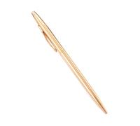 MURVE 100Pcs/Lot New Slim Metal Ballpoint Pens Rose Gold Silver Advertising School Office Supplies Free Customized Logo(Rose gold 2,Black)